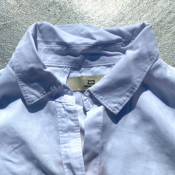 NWT Thread + Supply Button Down White Shirt - Picture 5 of 8